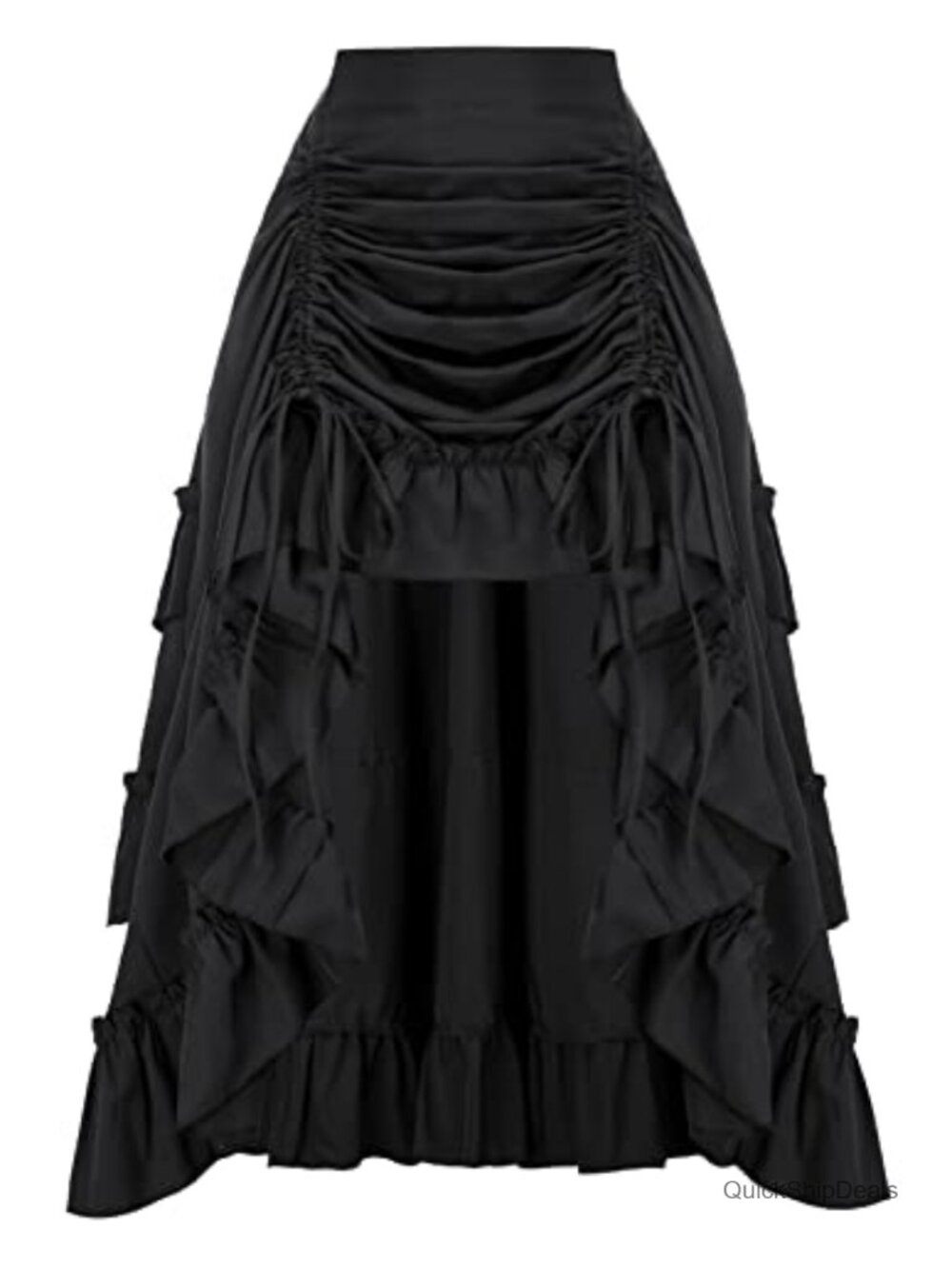 Renaissance Pirate High Low Ruffle Skirt